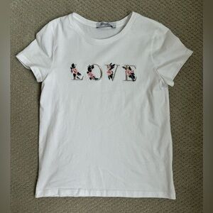 Berthie Embroidered Love Tee